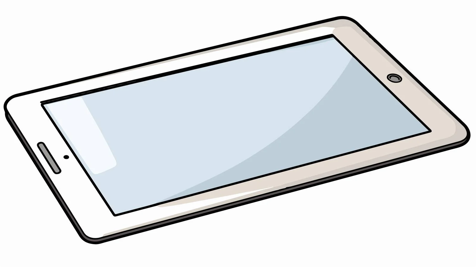 Cartoon Tablet Illustration — free download from Dotvec