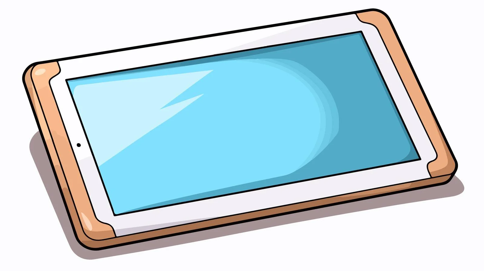 Cartoon Tablet Illustration — free download from Dotvec