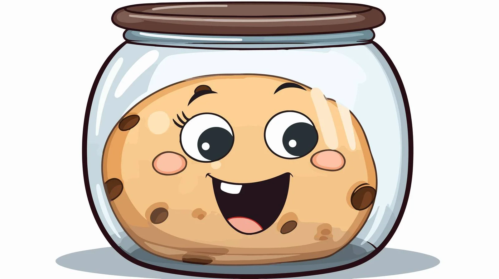 Animated Cookie Jar with Speech Bubble — free download from Dotvec