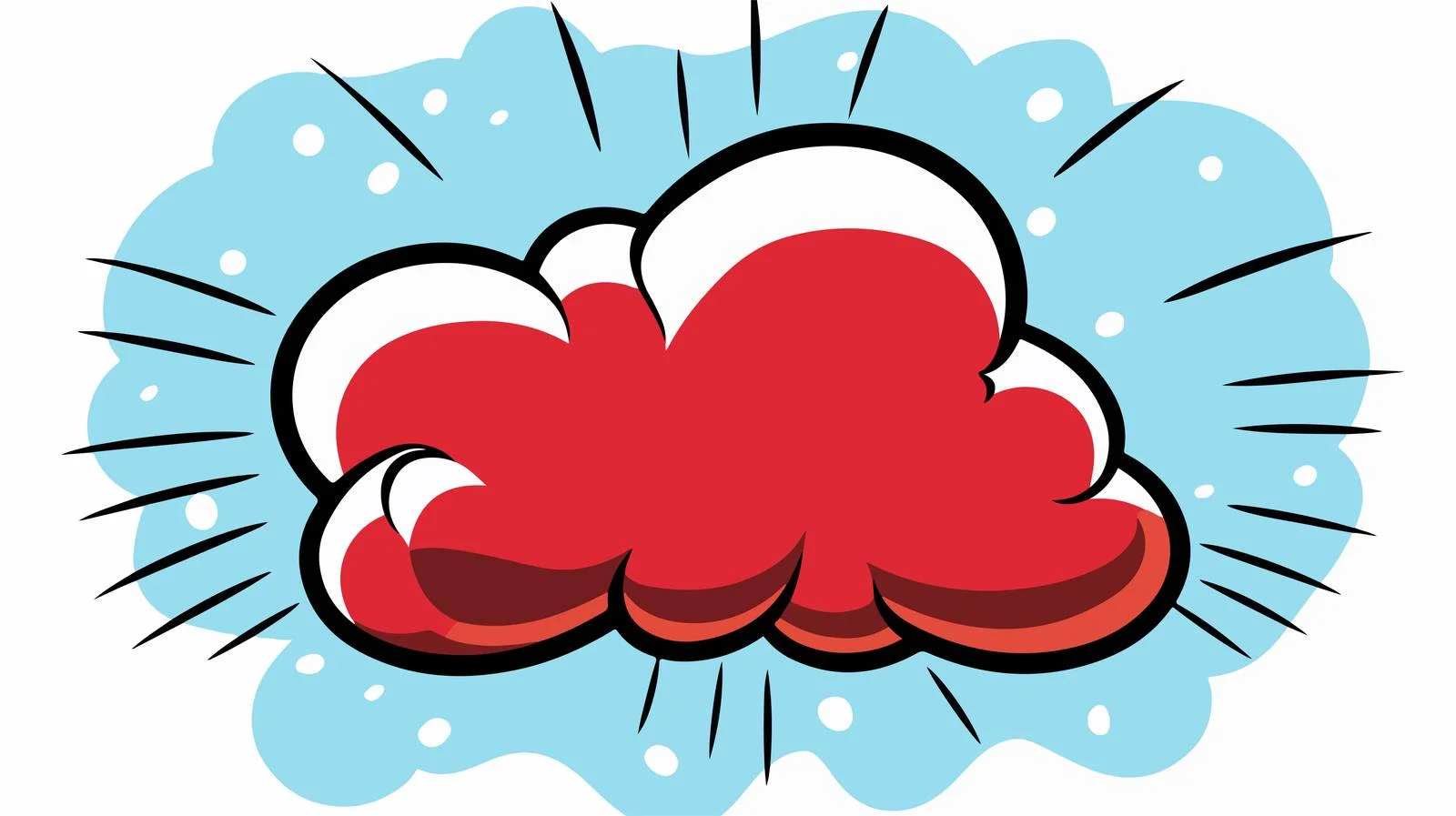 Comic Cookie Thought Bubble Illustration — free download from Dotvec