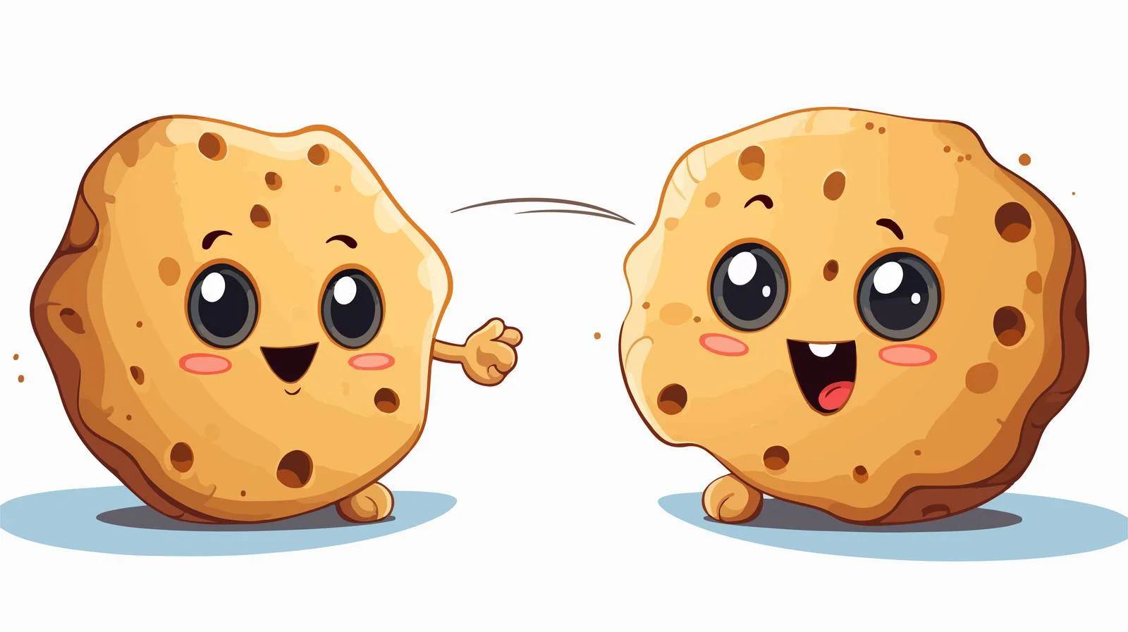 Cartoon Cookies Speech Bubble Illustration — free download from Dotvec