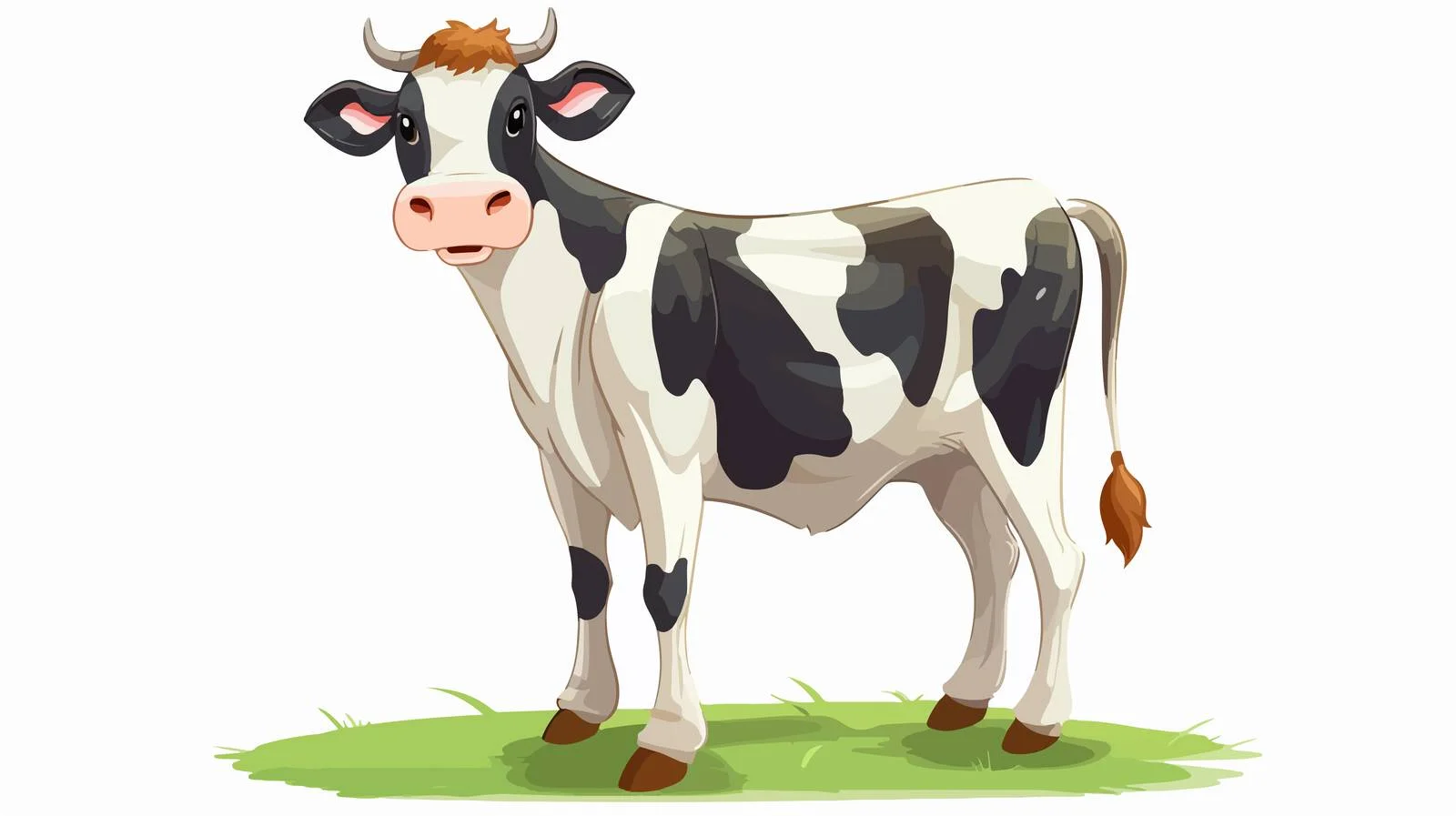 Cartoon Cow Vector Illustration — free download from Dotvec
