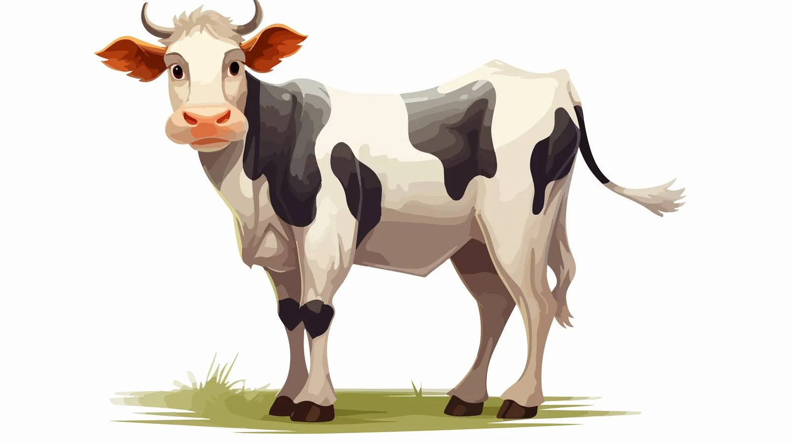 Cartoon Cow Stock Illustration — free download from Dotvec