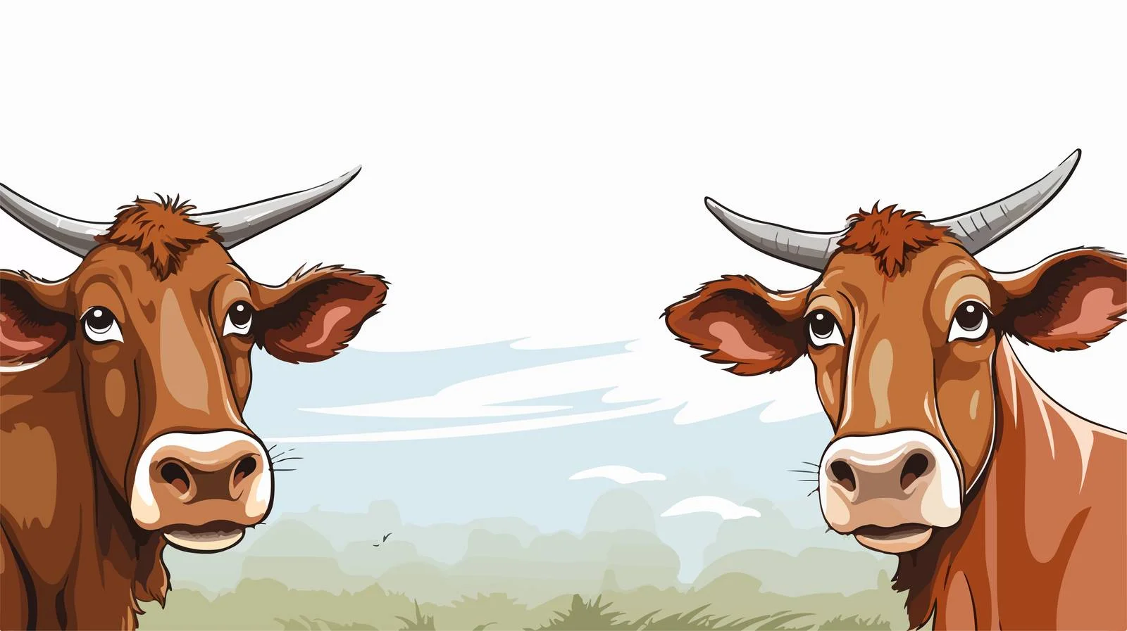 Cartoon Cow Speech Bubble Vector Illustration — free download from Dotvec