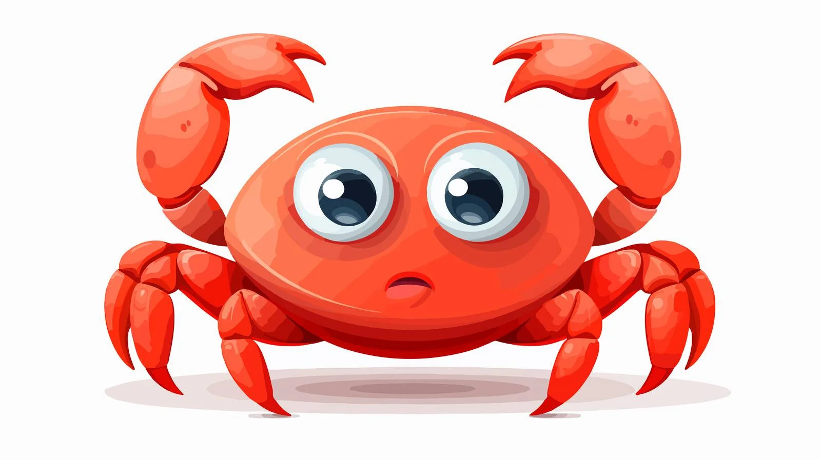 Cartoon Crab Vector Illustration — free download from Dotvec
