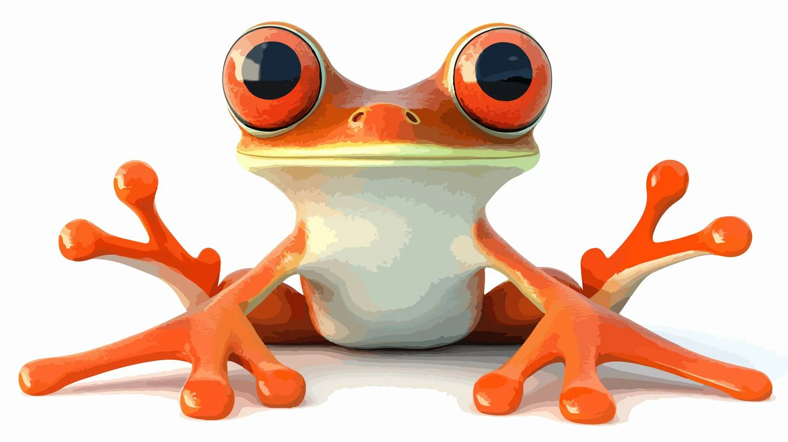 Playful Crazy Frog Illustration — free download from Dotvec