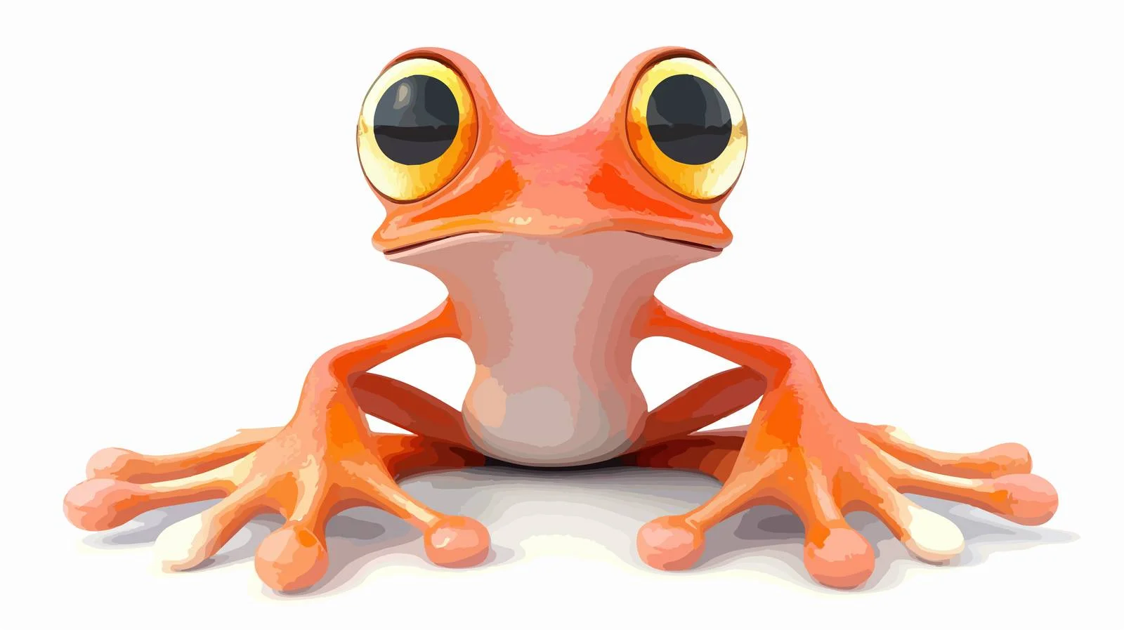 Crazy Frog Cartoon Stock Illustration — free download from Dotvec