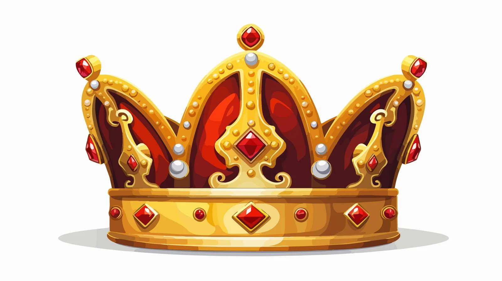 Cartoon Crown Illustration Usage — free download from Dotvec
