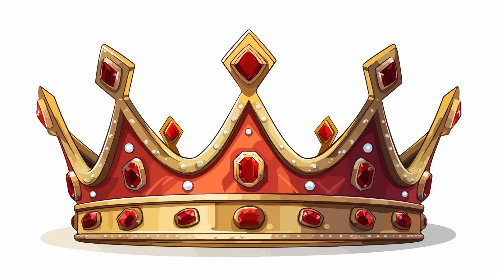 Cartoon Crown Illustration — free download from Dotvec