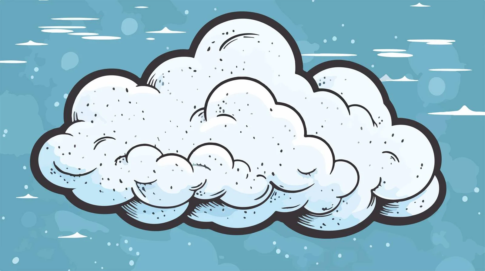 Cartoon Cloud Thought Symbol — free download from Dotvec