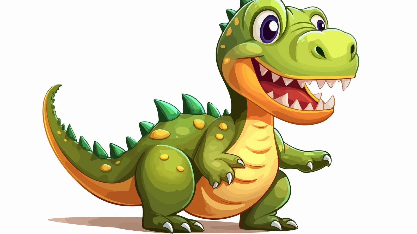 Cartoon Dinosaur Character Illustration — free download from Dotvec