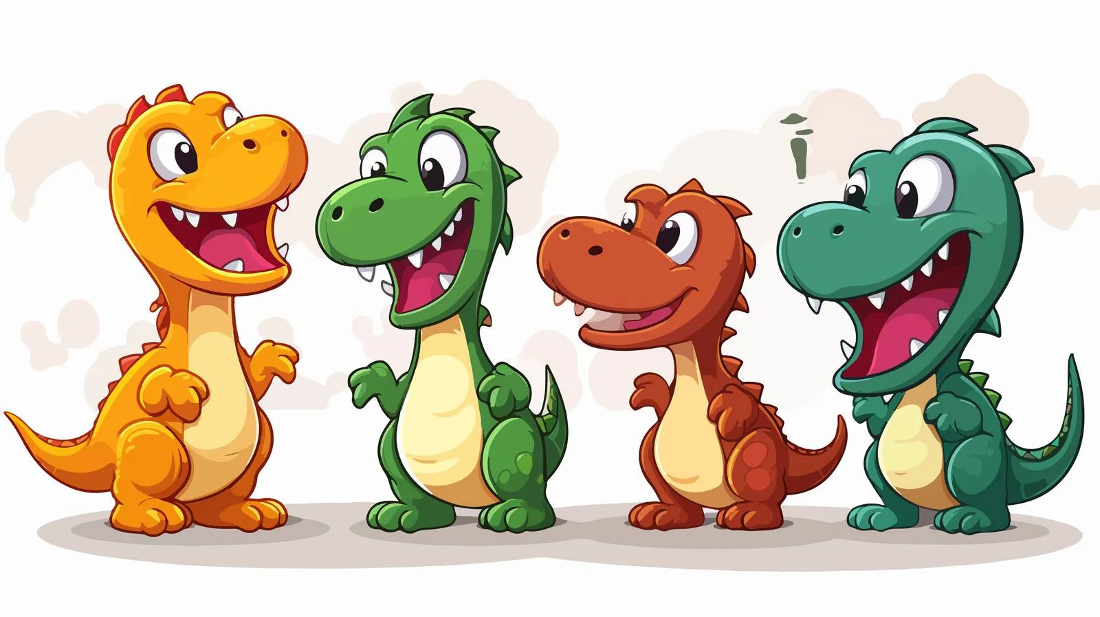 Dinosaur Speech Bubble Vector Illustration — free download from Dotvec