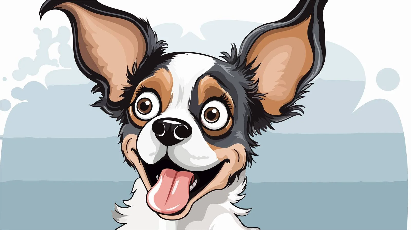 Cartoon Dog Speech Bubble Illustration — free download from Dotvec
