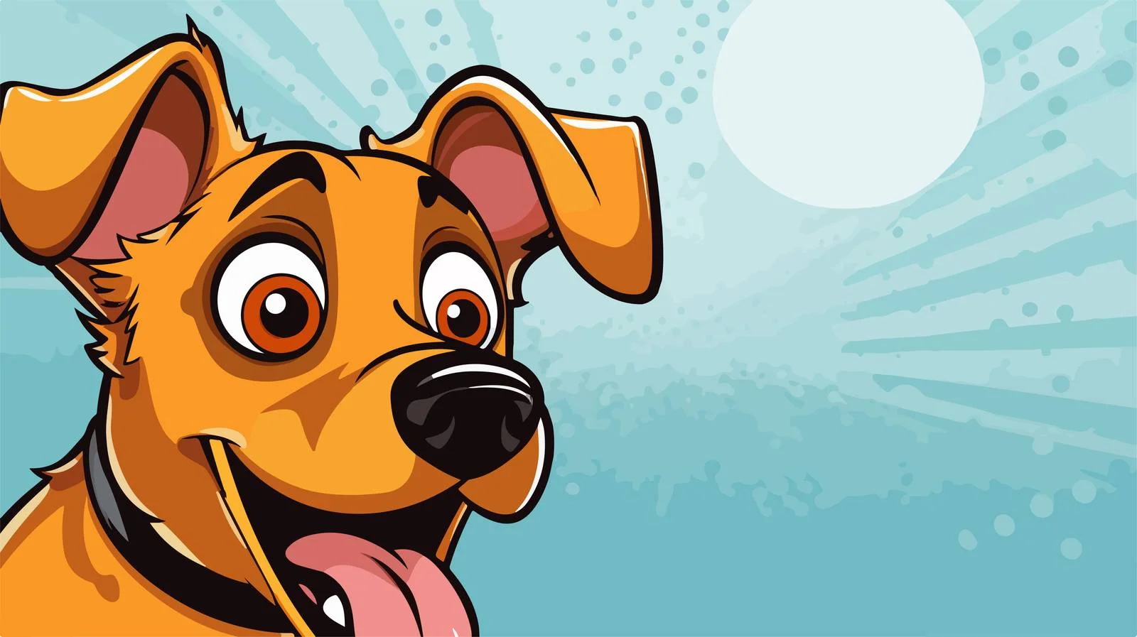 Comic Dog Speech Bubble Illustration — free download from Dotvec