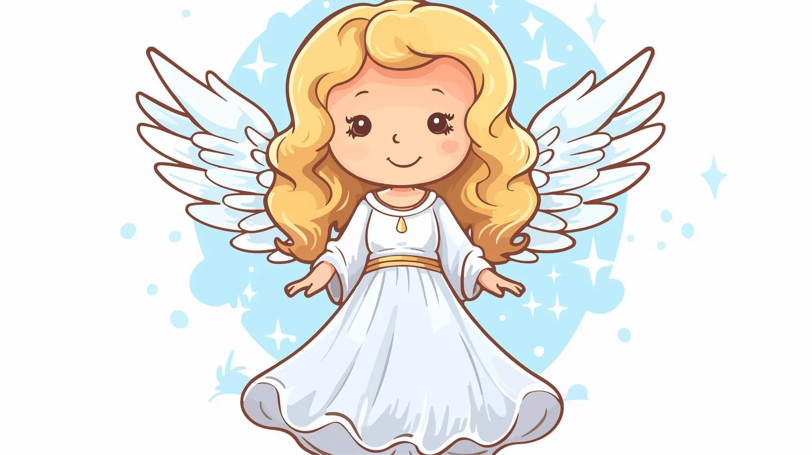 Angel Halo Cartoon Illustration — free download from Dotvec