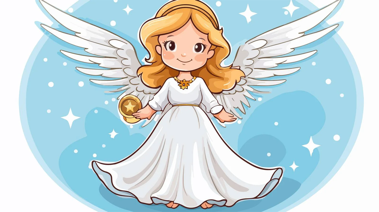 Cartoon Angel Halo Stock Illustration — free download from Dotvec