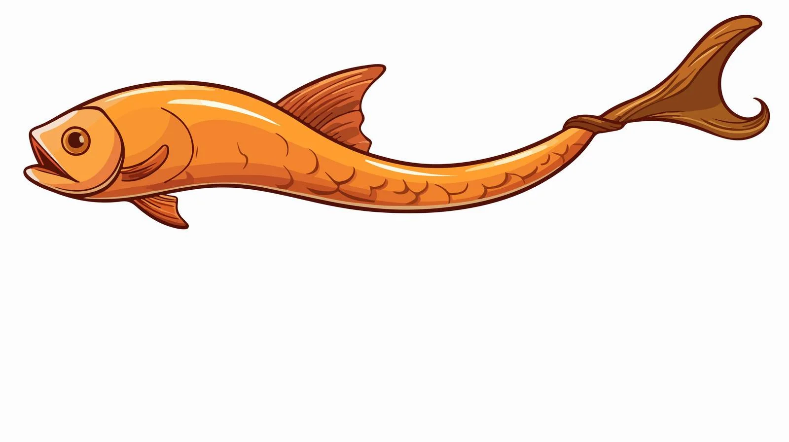 Cartoon Big Fish Hook Vector Illustration — free download from Dotvec