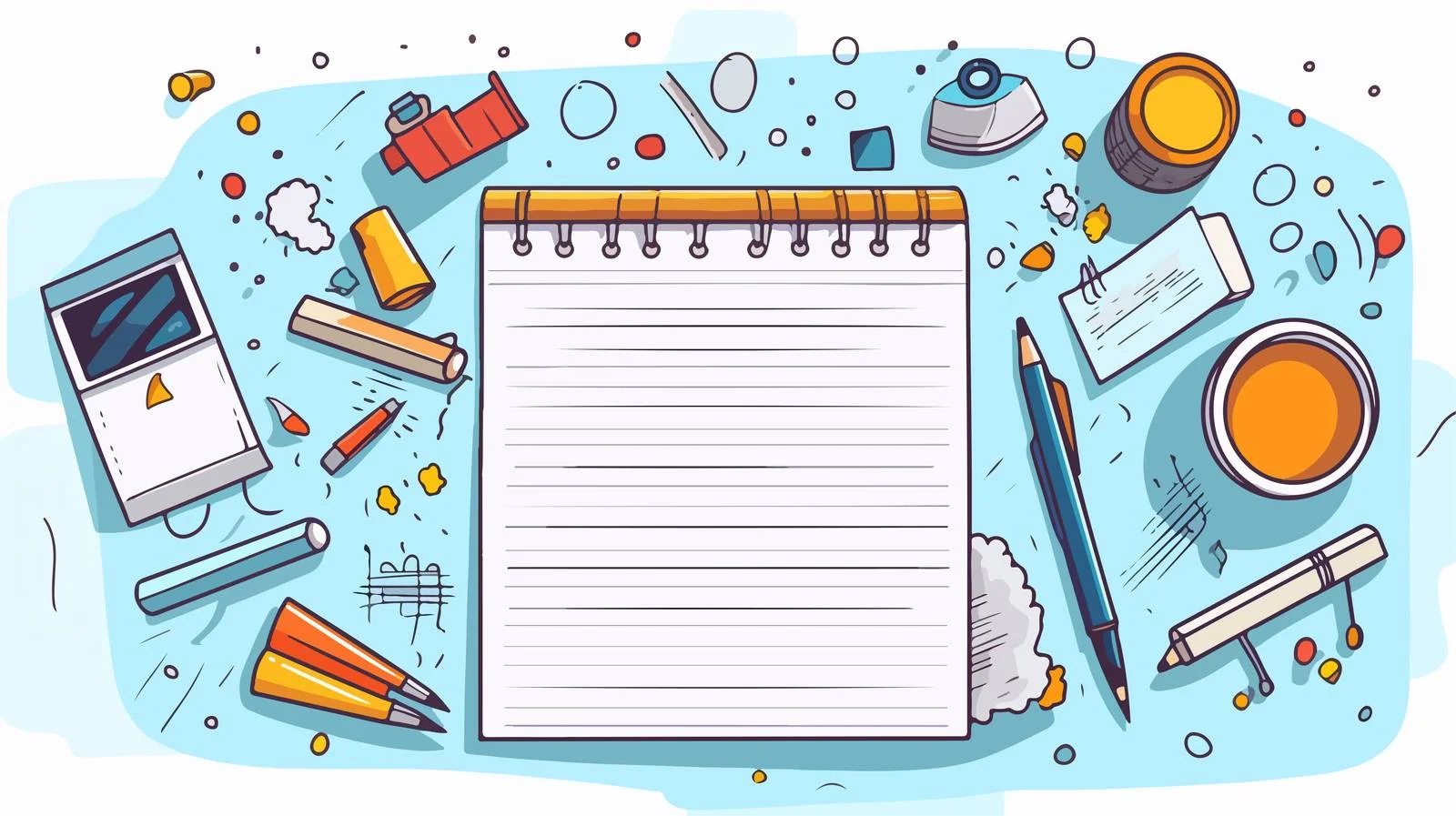 Cartoon Business Documents Illustration — free download from Dotvec