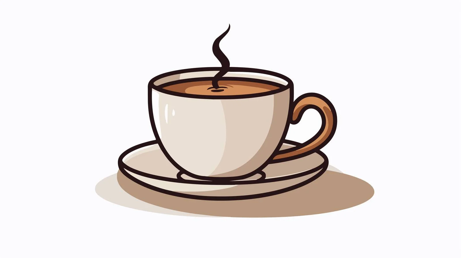 Cartoon Coffee Cup Doodle Vector Illustration — free download from Dotvec