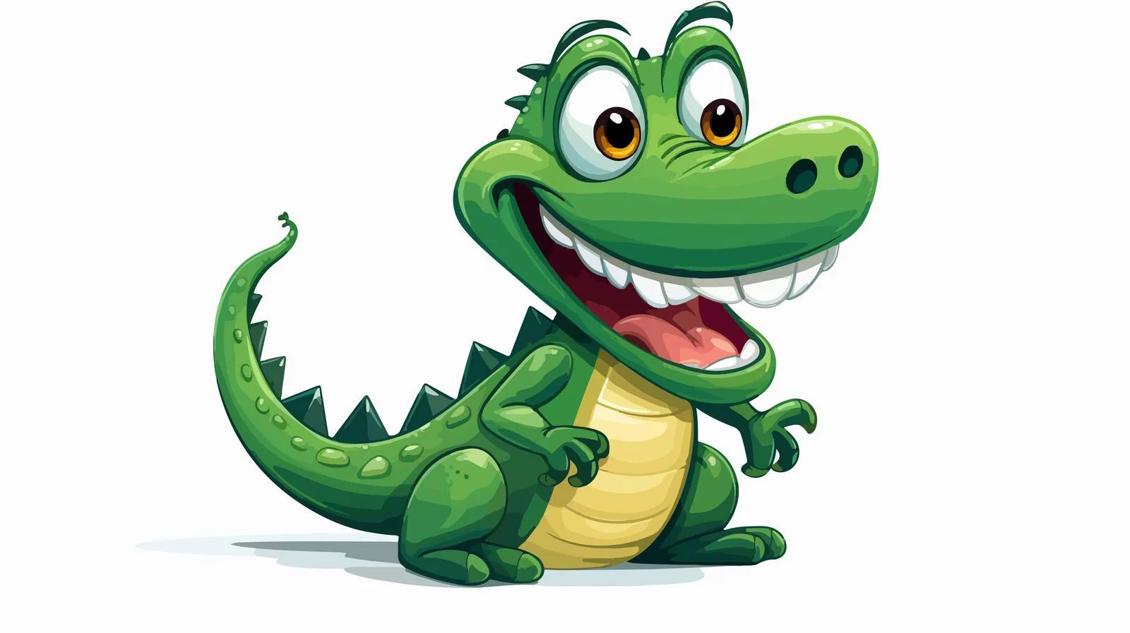 Whimsical Alligator Cartoon Illustration — free download from Dotvec