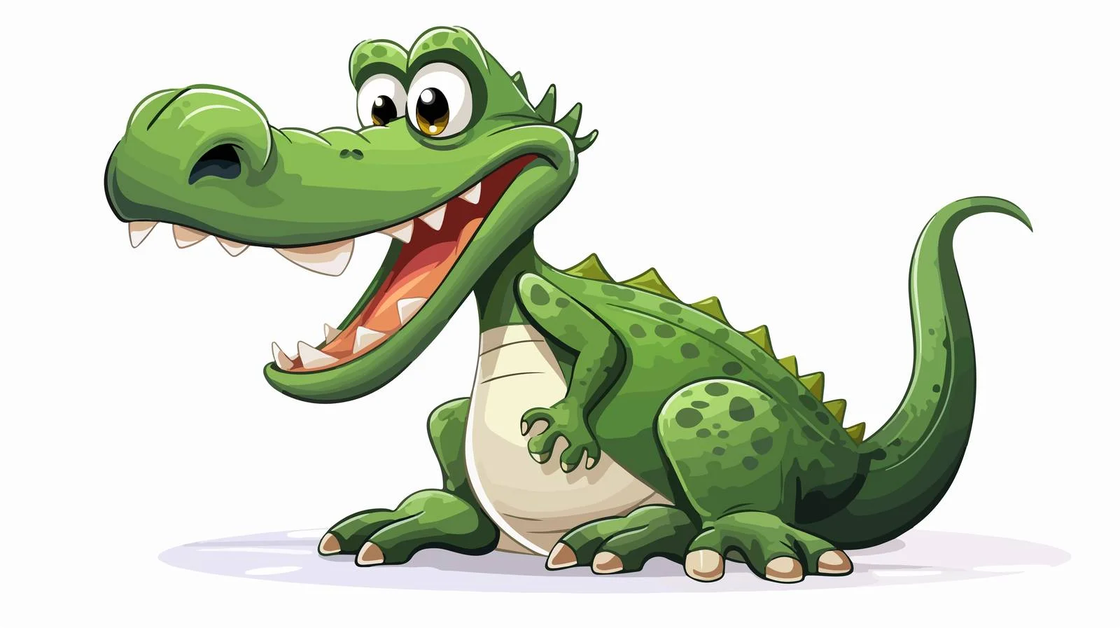 Whimsical Alligator Illustration — free download from Dotvec