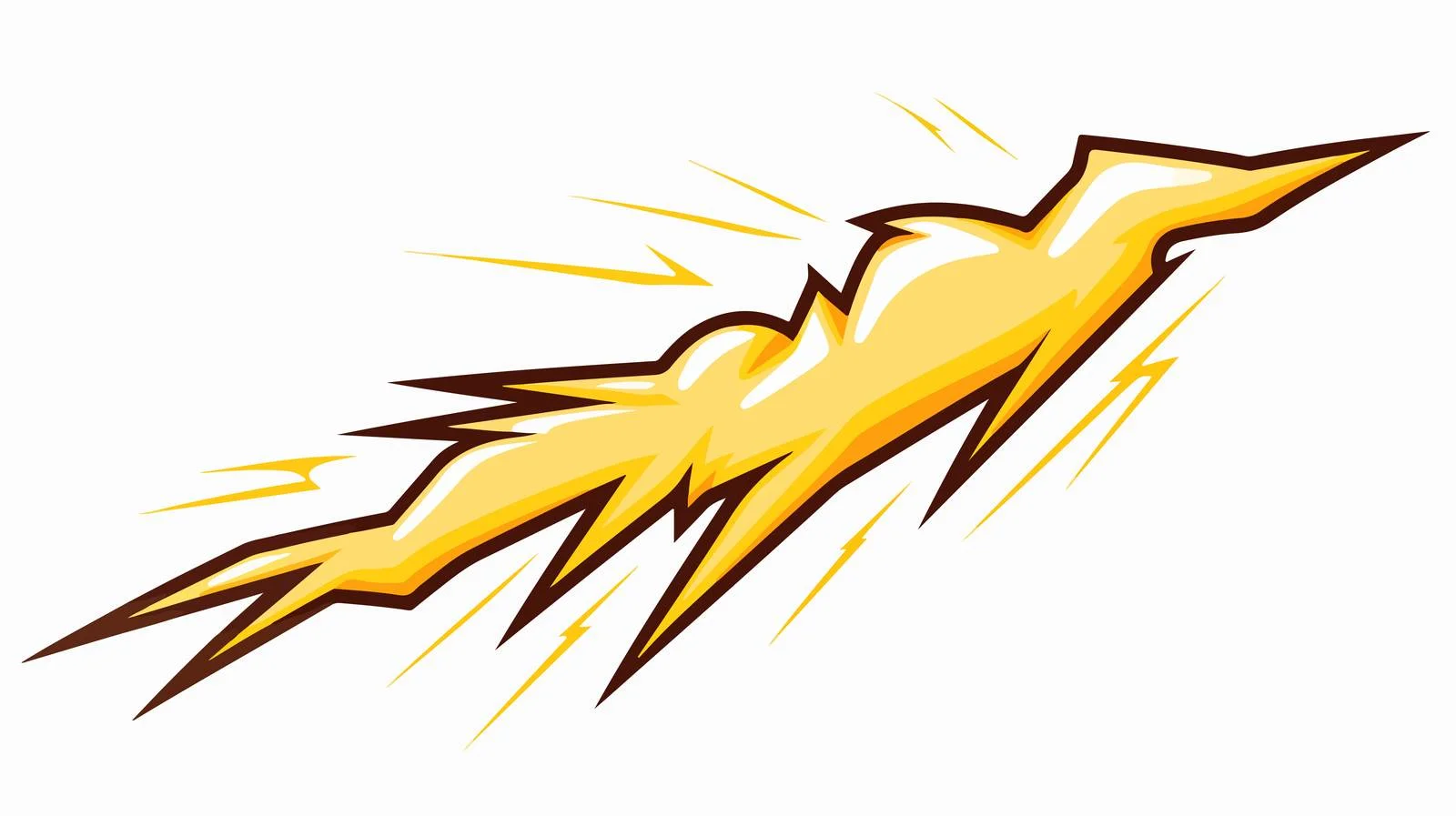 Decorative Lightning Bolt Illustration — free download from Dotvec
