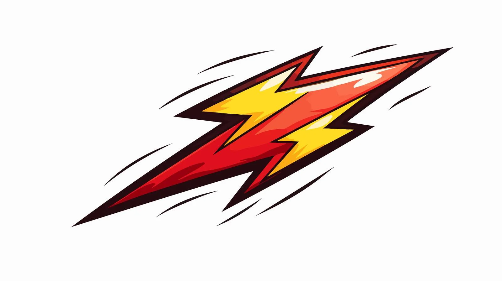 Decorative Lightning Bolt Illustration — free download from Dotvec