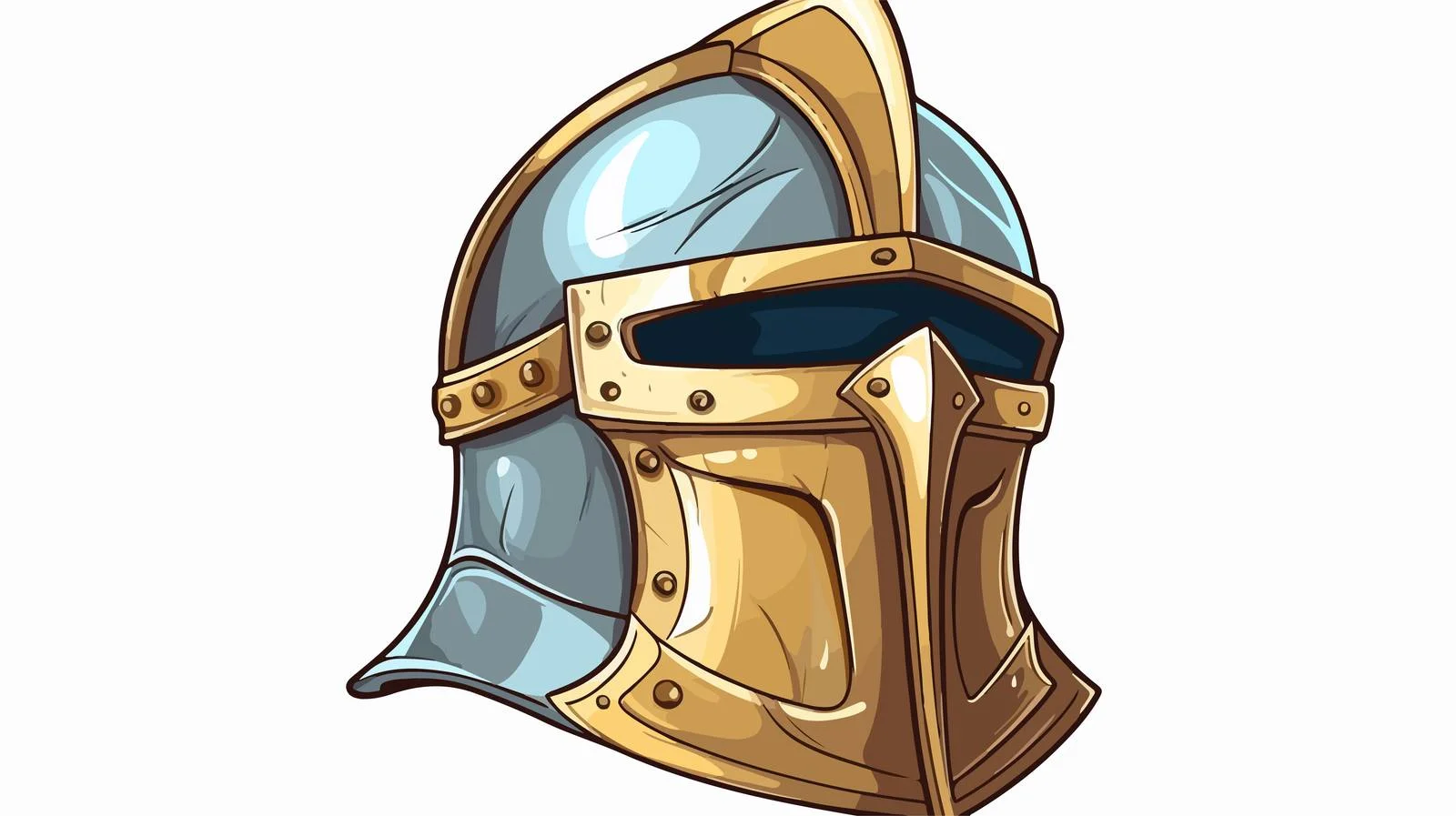 Knight Helmet Stock Illustration — free download from Dotvec