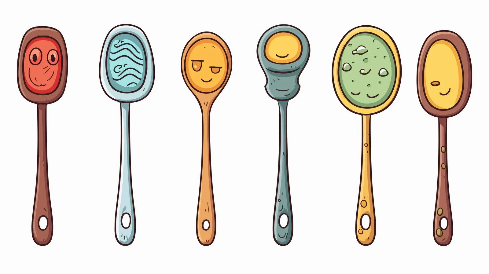 Cartoon Ladle of Food Illustration — free download from Dotvec