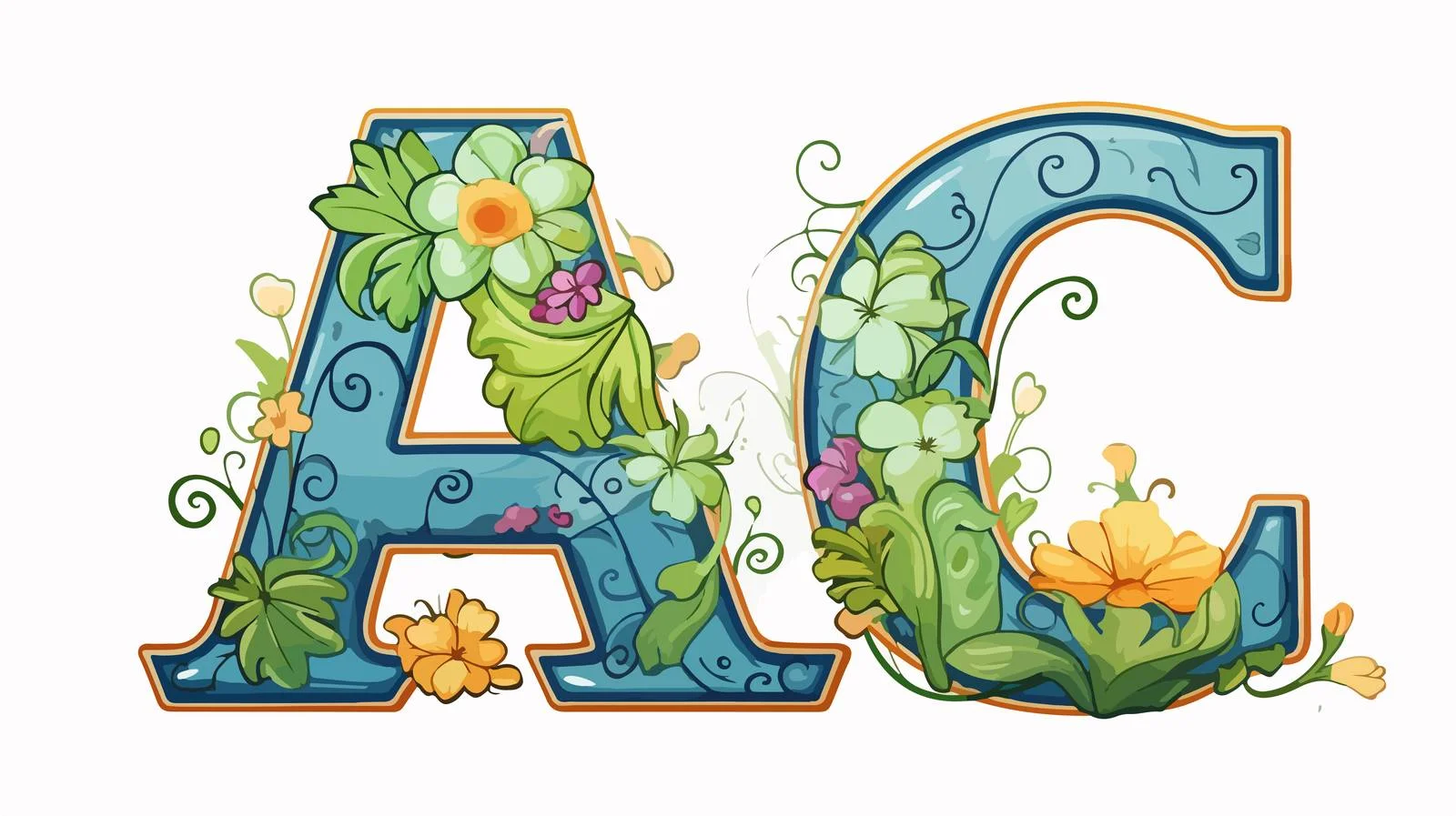 Educational cartoon letter grades vector illustration — free download from Dotvec