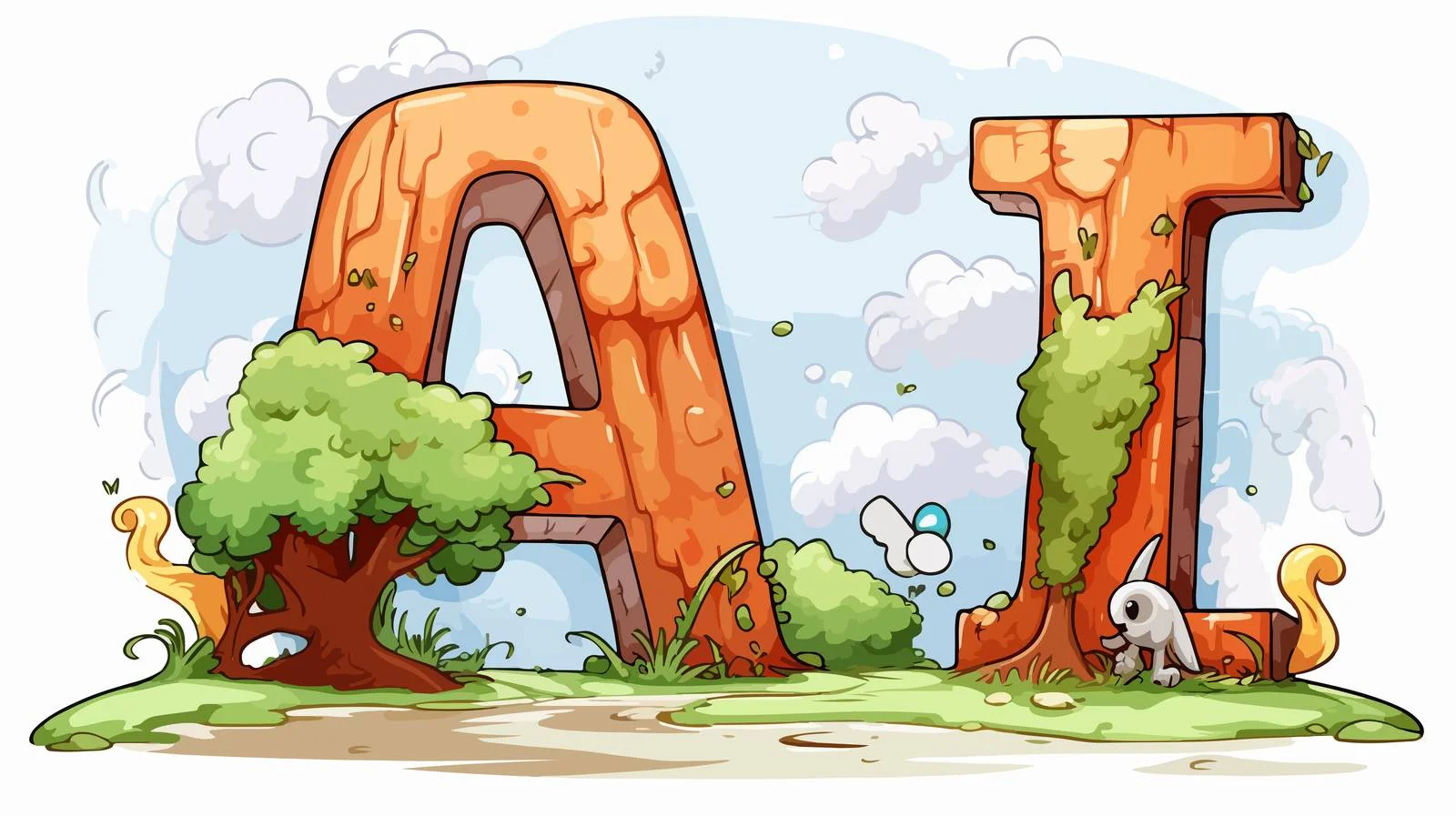 Illustrated Letter Grades for Education — free download from Dotvec