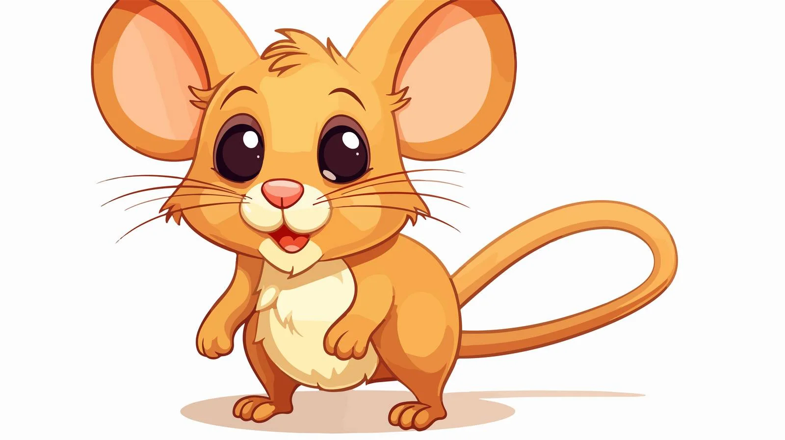 Playful Cartoon Mouse Vector Illustration — free download from Dotvec