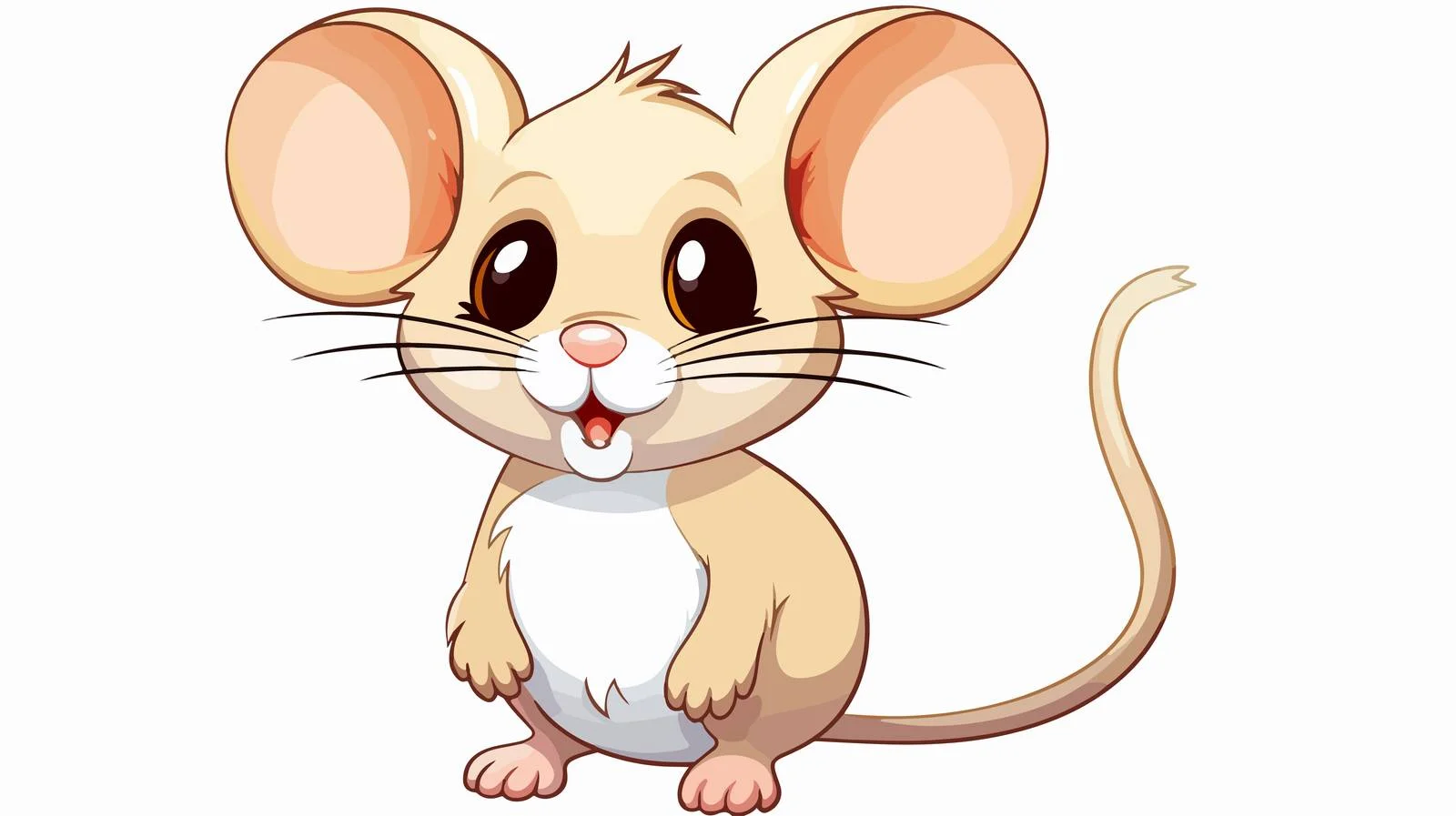 Cartoon Mouse Vector Illustration — free download from Dotvec