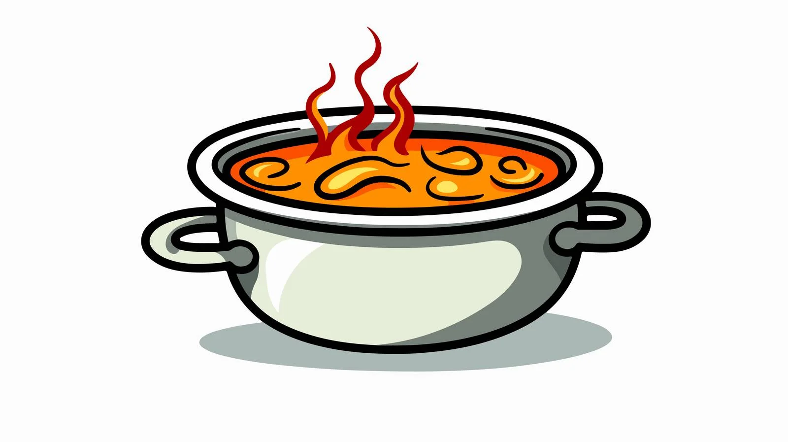 Whimsical Hot Soup Illustration — free download from Dotvec