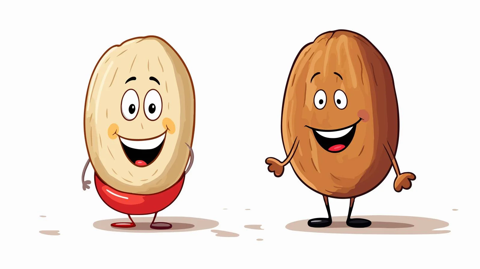 Cute Peanut Doodle Illustration — free download from Dotvec