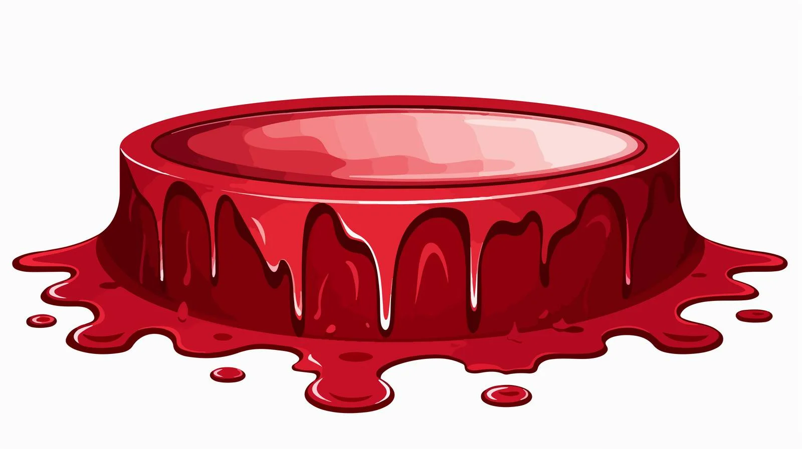 Cartoon Blood Pool Vector Illustration — free download from Dotvec