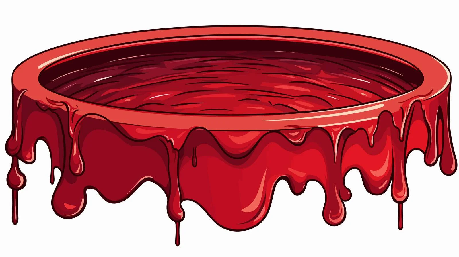 Cartoon Blood Pool Illustration — free download from Dotvec