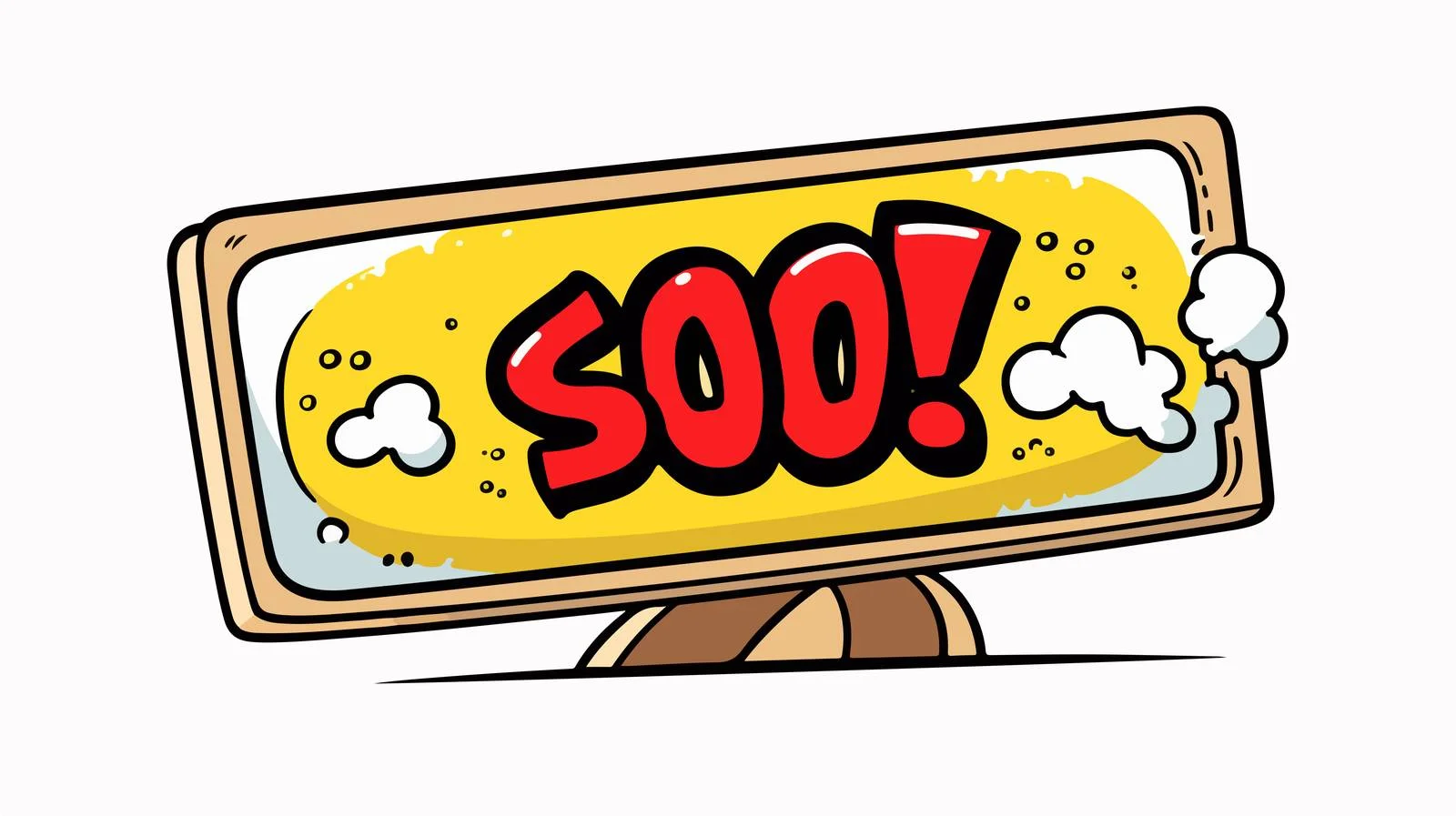 Cartoon Doodle Price Label Vector Illustration — free download from Dotvec