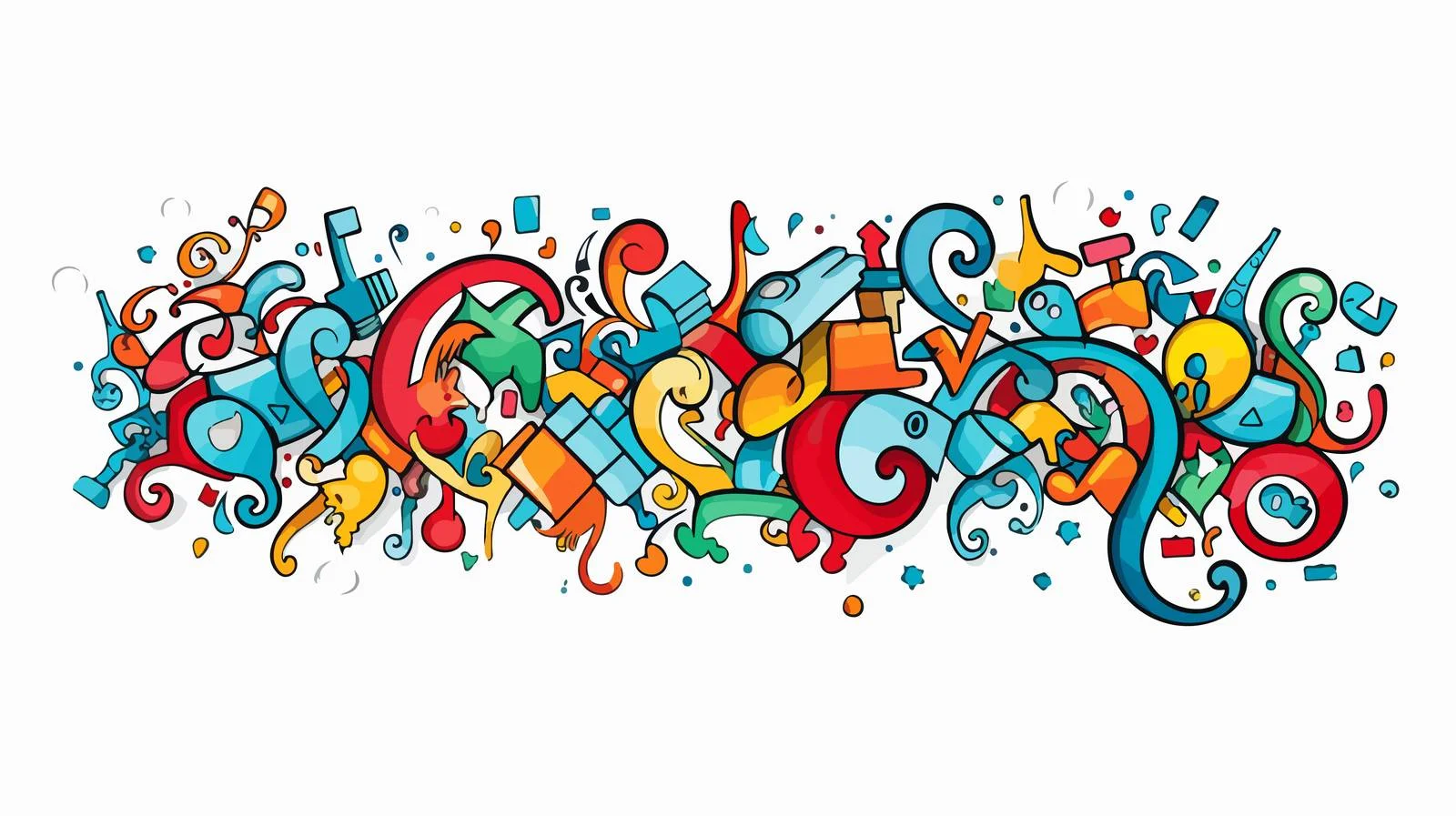 Whimsical Cartoon Question Mark Illustration — free download from Dotvec