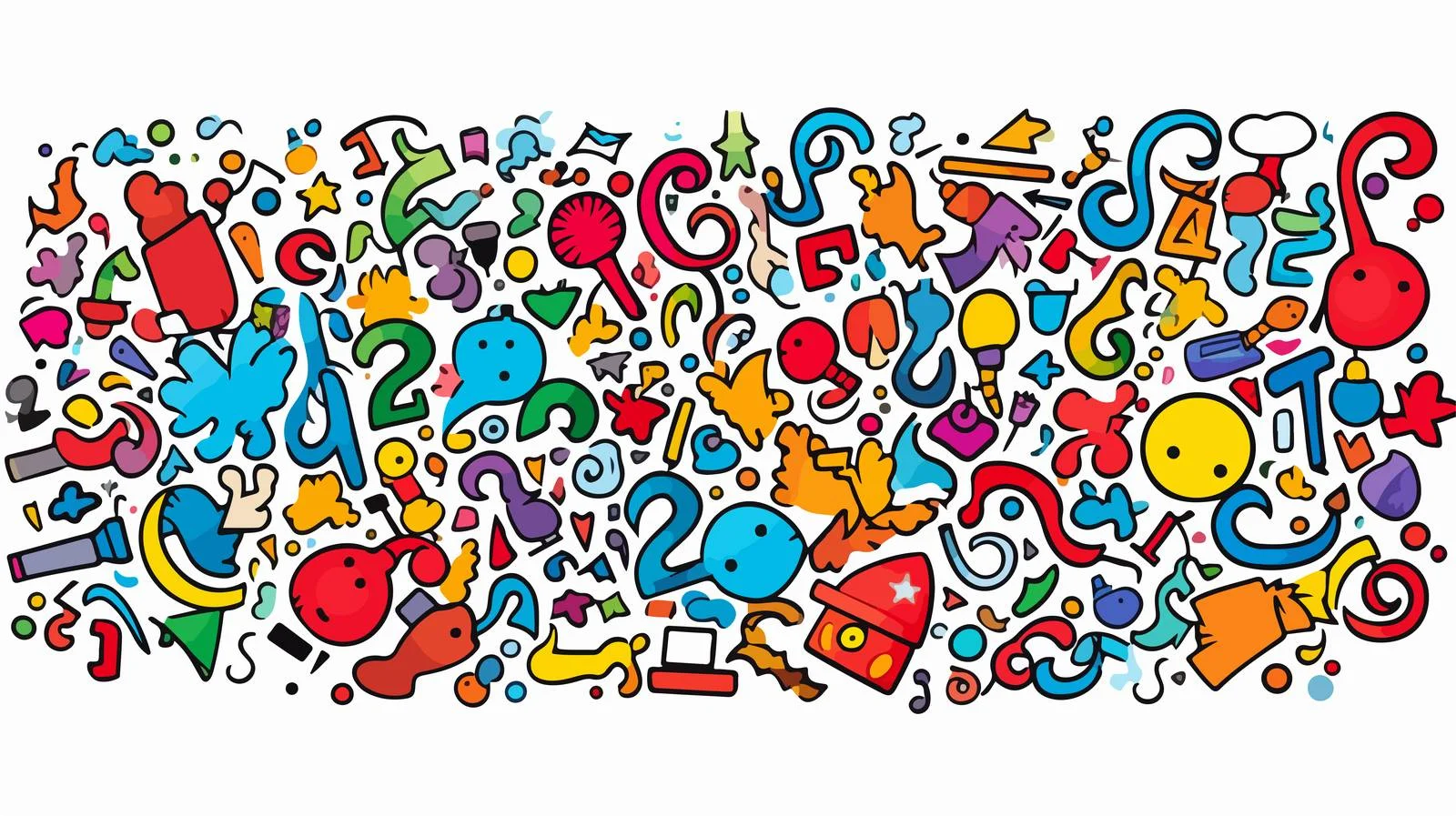 Cartoon Question Mark Doodle Vector Illustration — free download from Dotvec