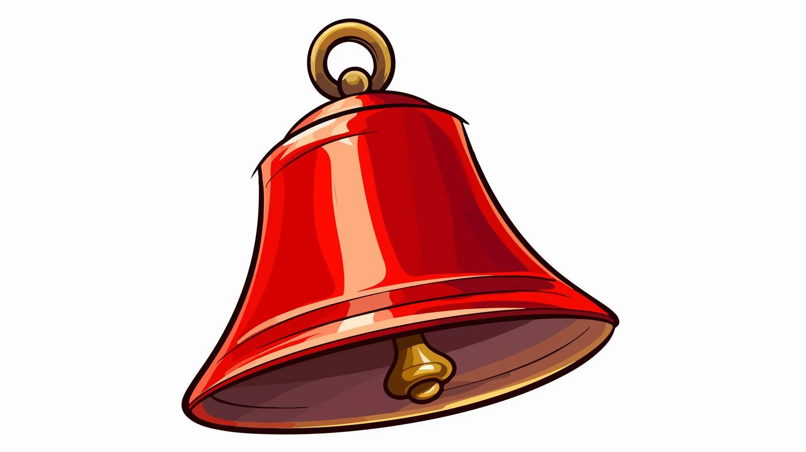 Whimsical Bell Ringing Cartoon Illustration — free download from Dotvec