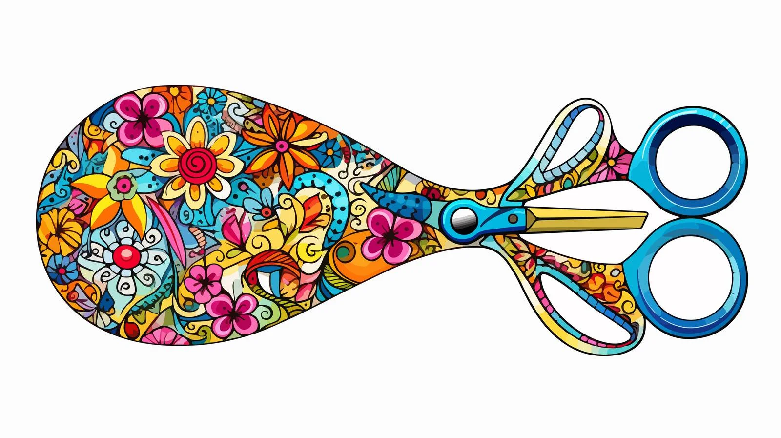 Crafting Scissors Stock Illustration — free download from Dotvec