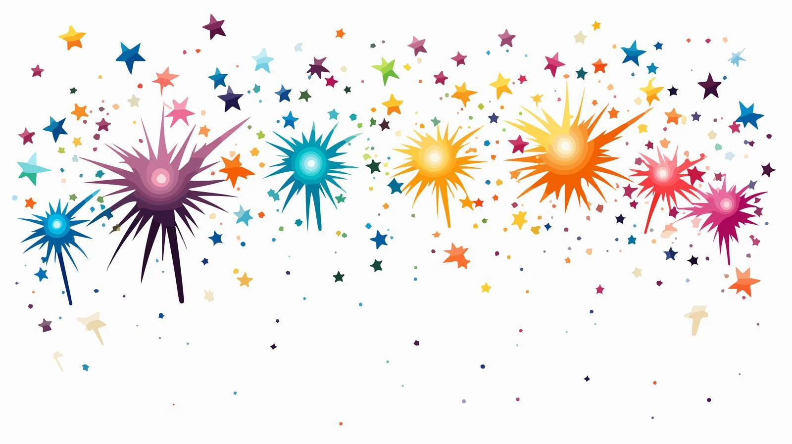 Cartoon Shooting Stars Illustration with Car — free download from Dotvec