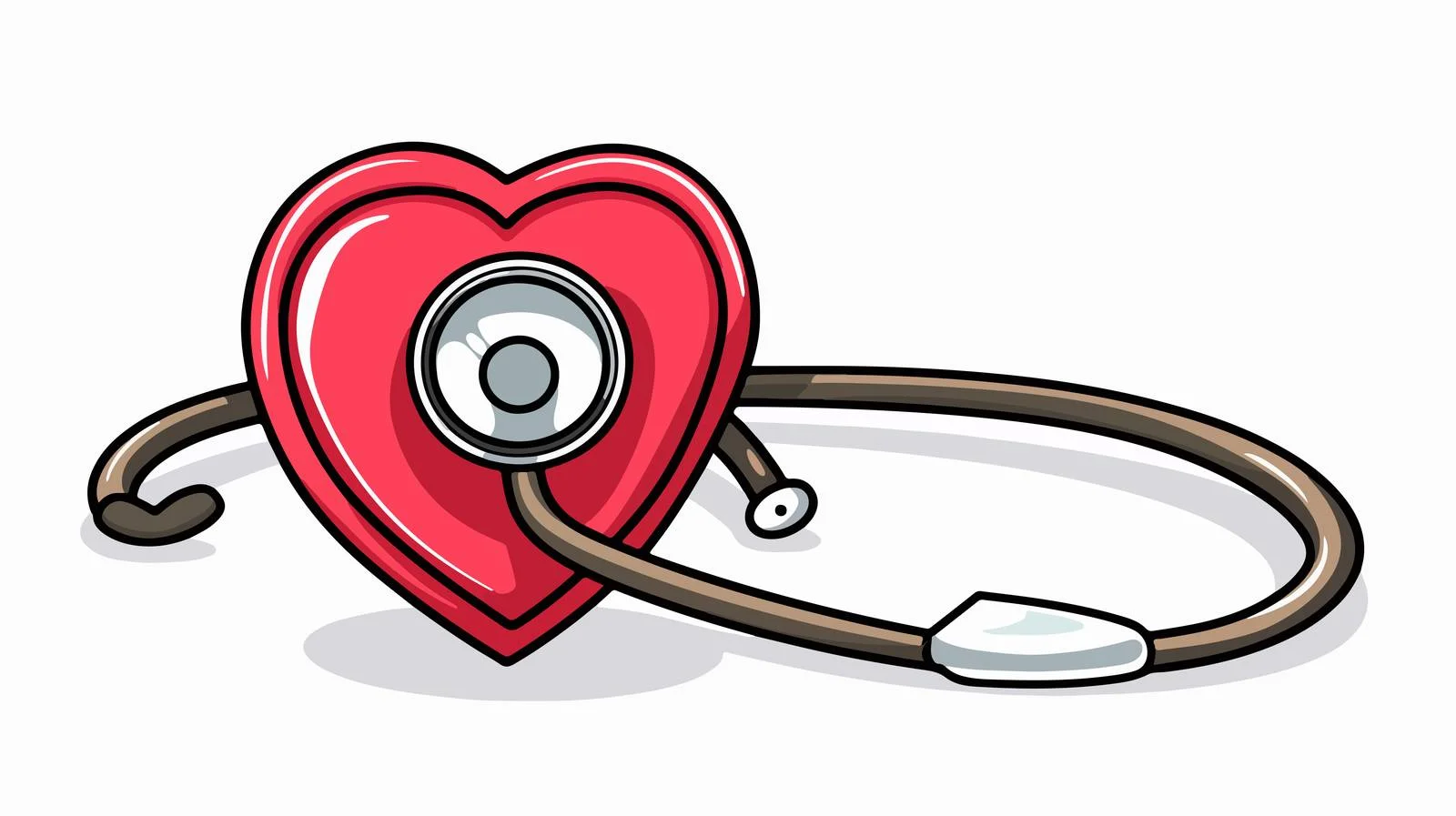 Medical Stethoscope Cartoon Vector Illustration — free download from Dotvec