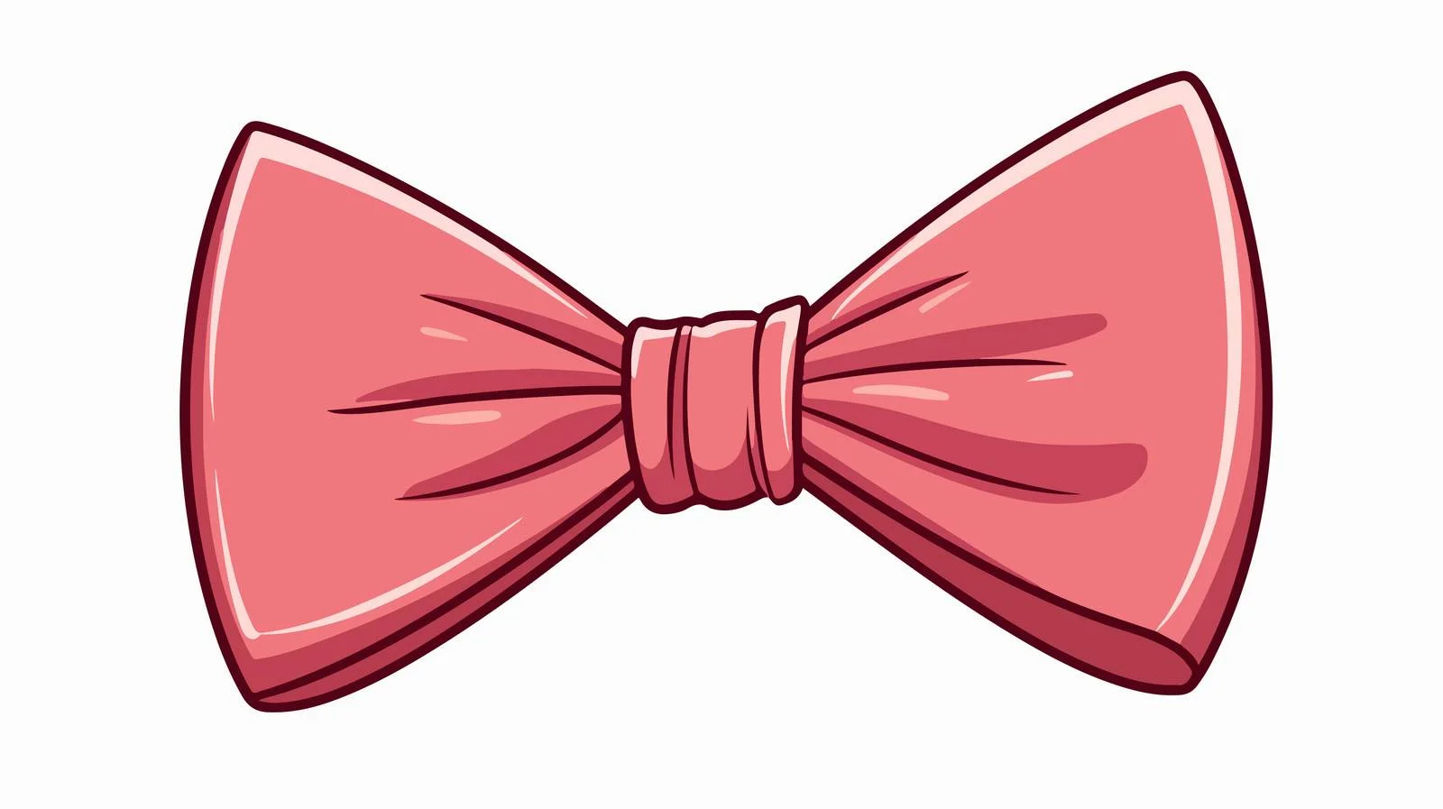 Cartoon Tied Bow Stock Vector Illustration — free download from Dotvec