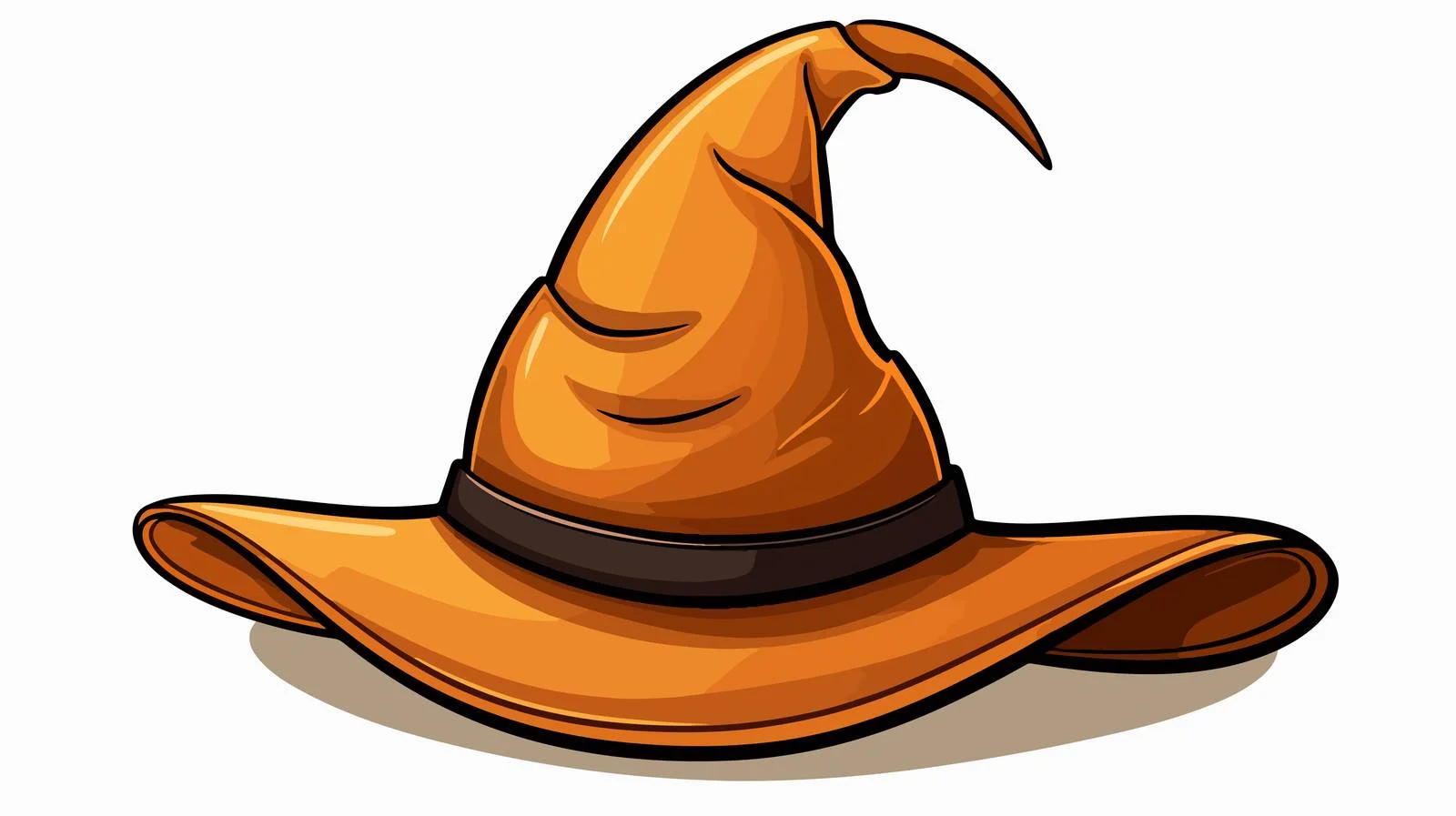 Cartoon Witch Hat Vector Illustration — free download from Dotvec