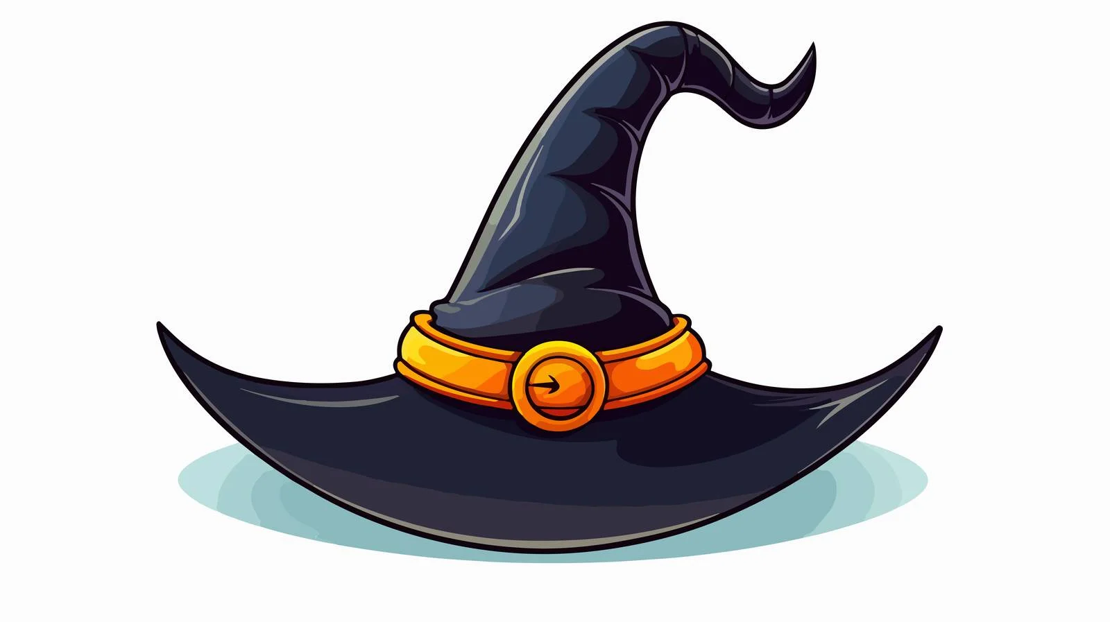 Cartoon Witch Hat Vector Illustration — free download from Dotvec