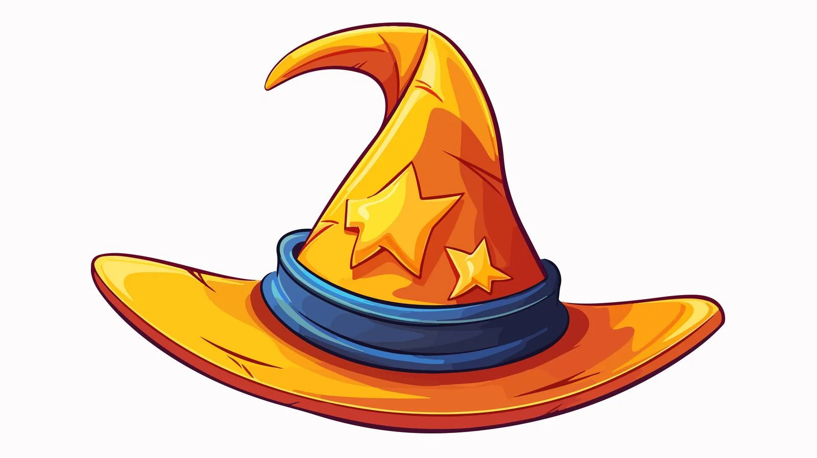 Wizard Hat Cartoon Illustration — free download from Dotvec