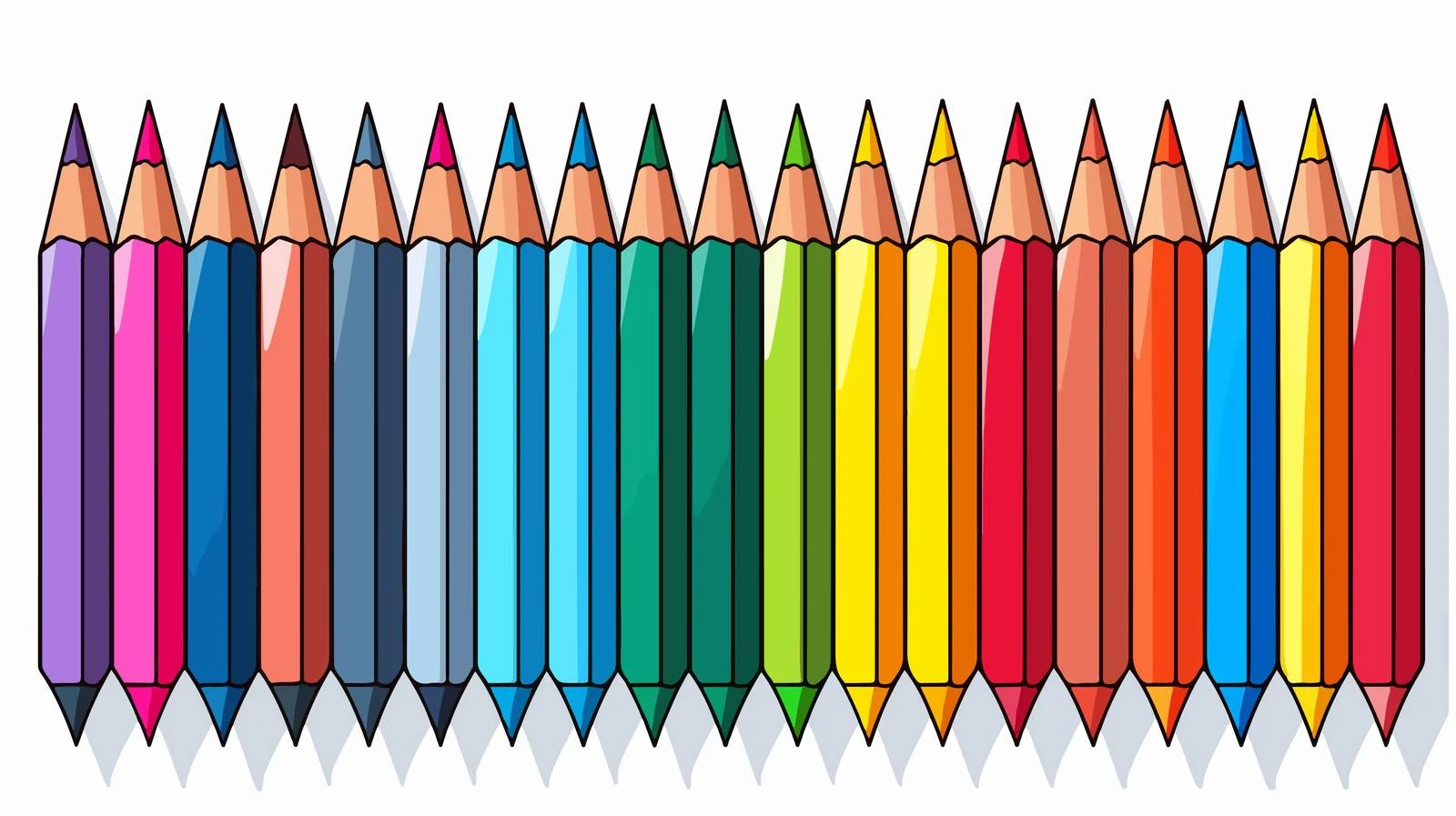 Colorful Cartoon Vector Drawing Illustration — free download from Dotvec