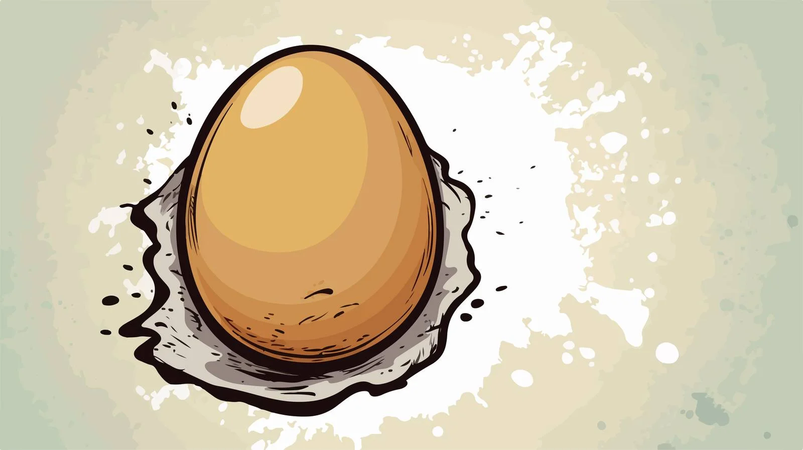 Cartoon Egg Speech Bubble Grunge Distressed — free download from Dotvec